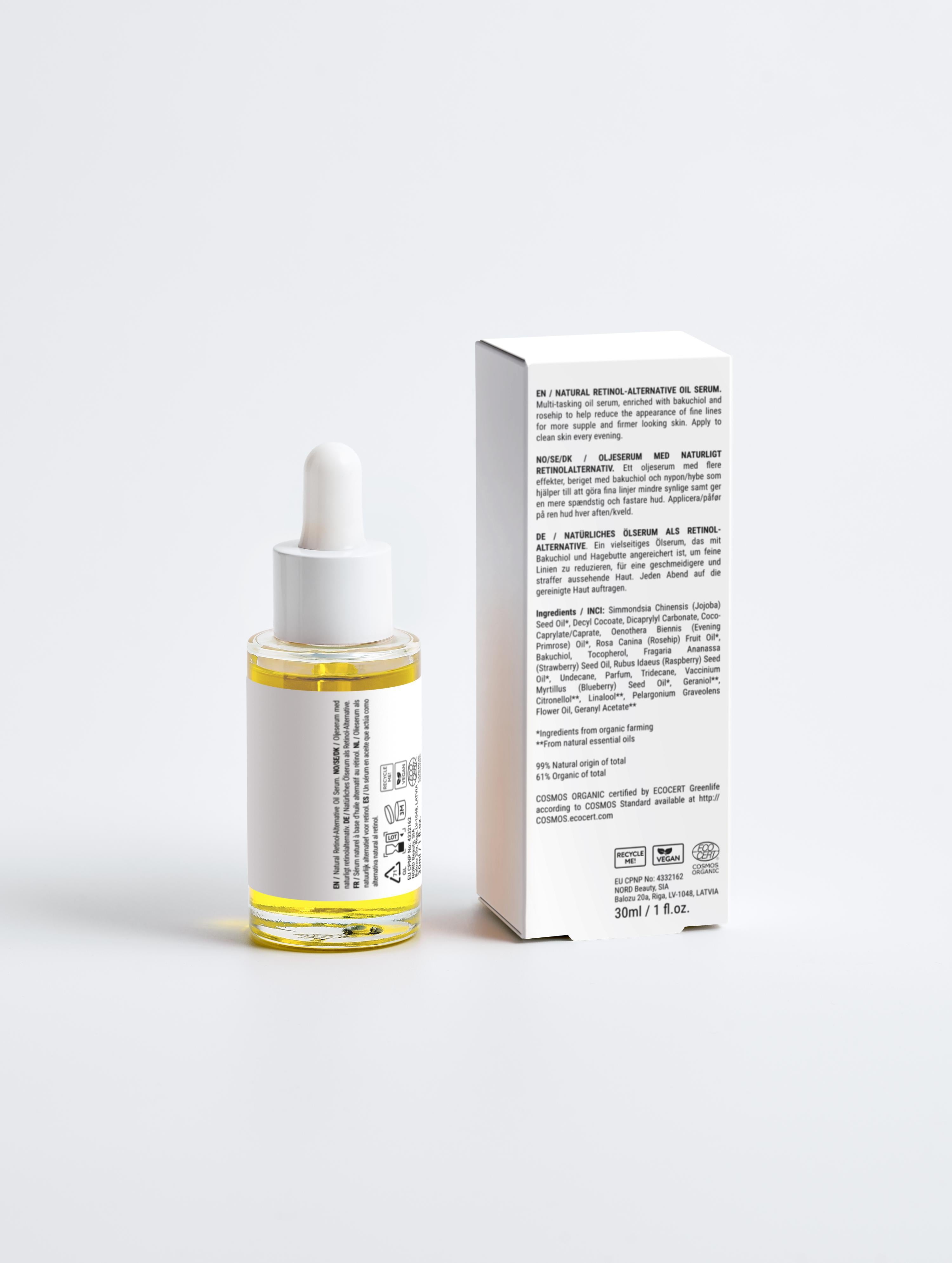 Sérum anti-âge, huileux alternatif au rétinol naturel