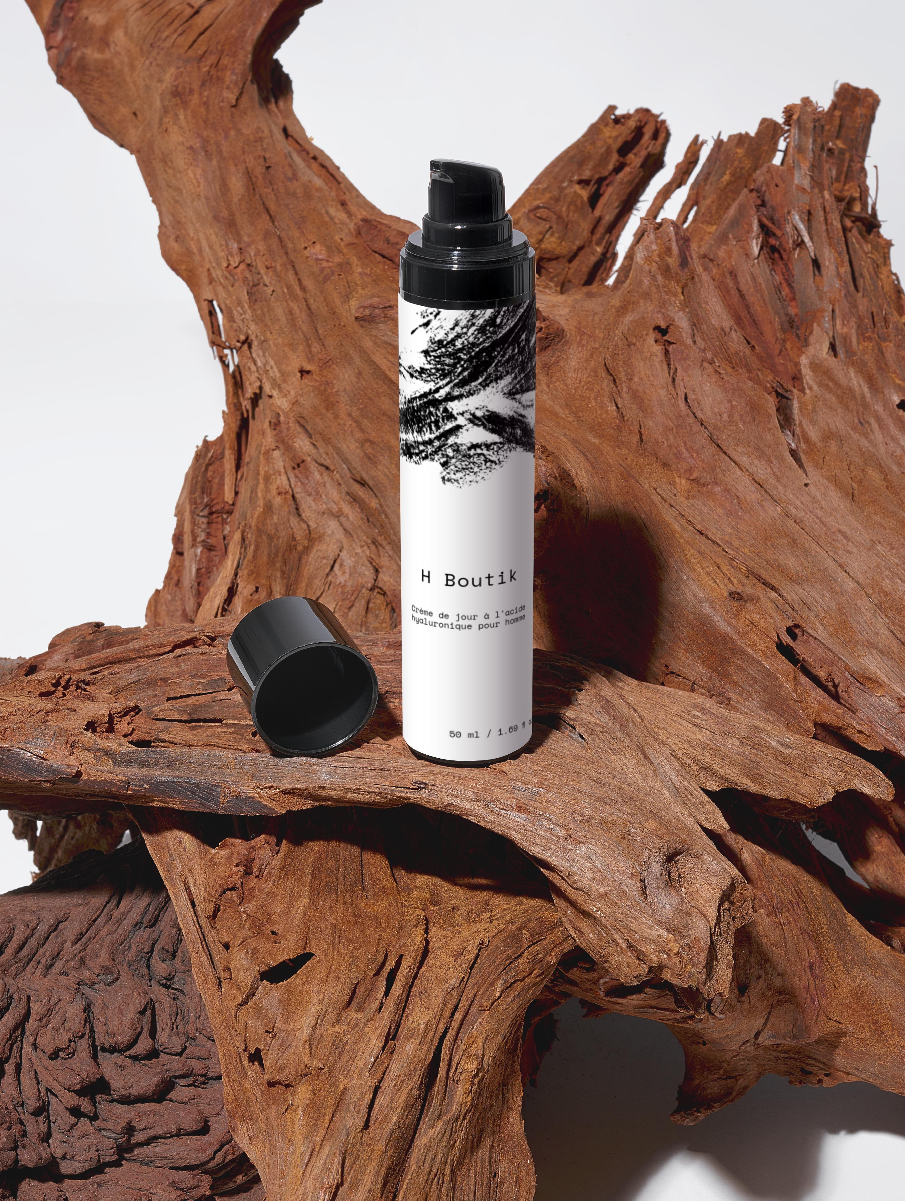 Crème pour le visage à l'acide hyaluronique pour hommes