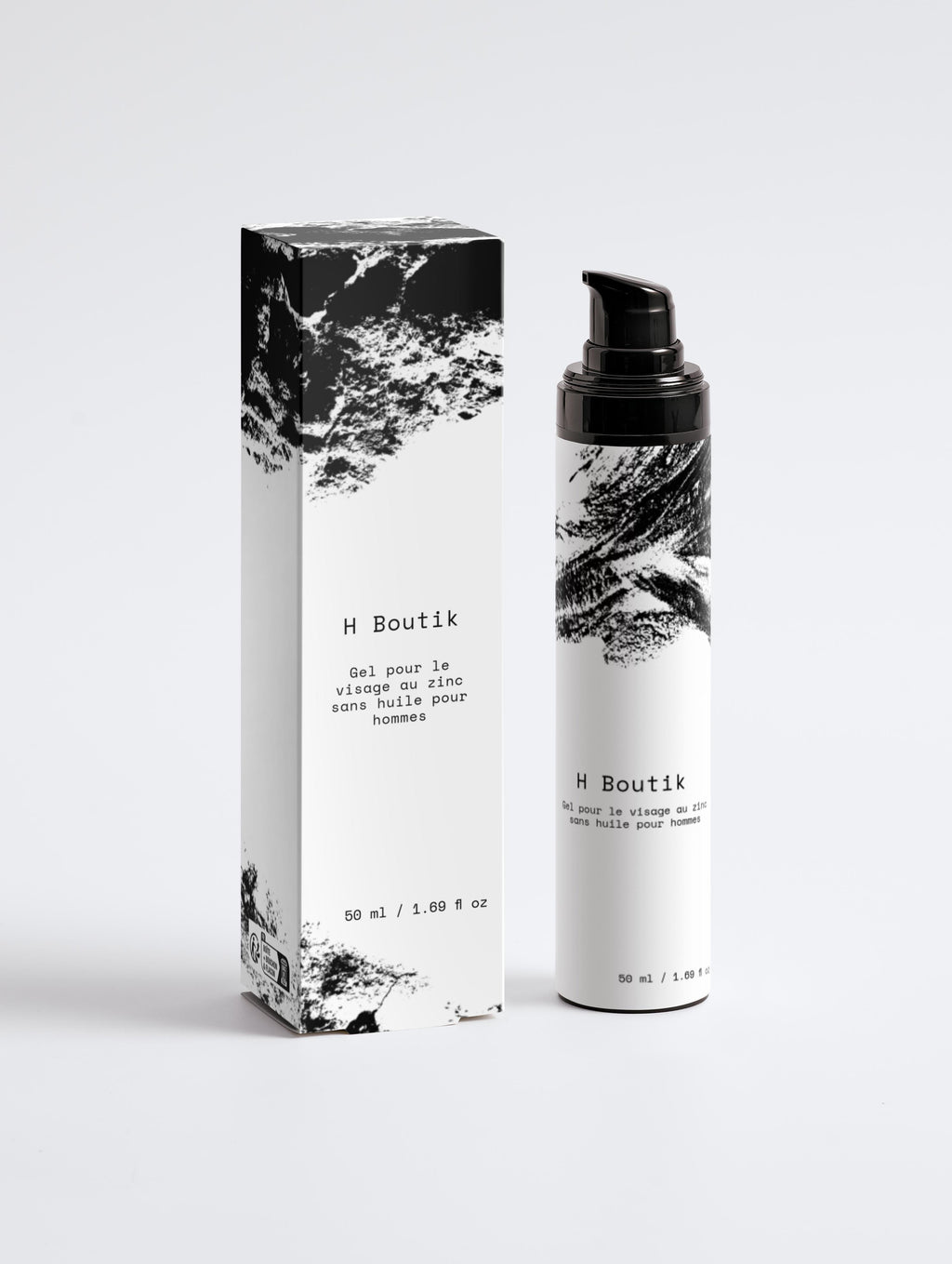 Gel pour le visage au zinc sans huile pour hommes