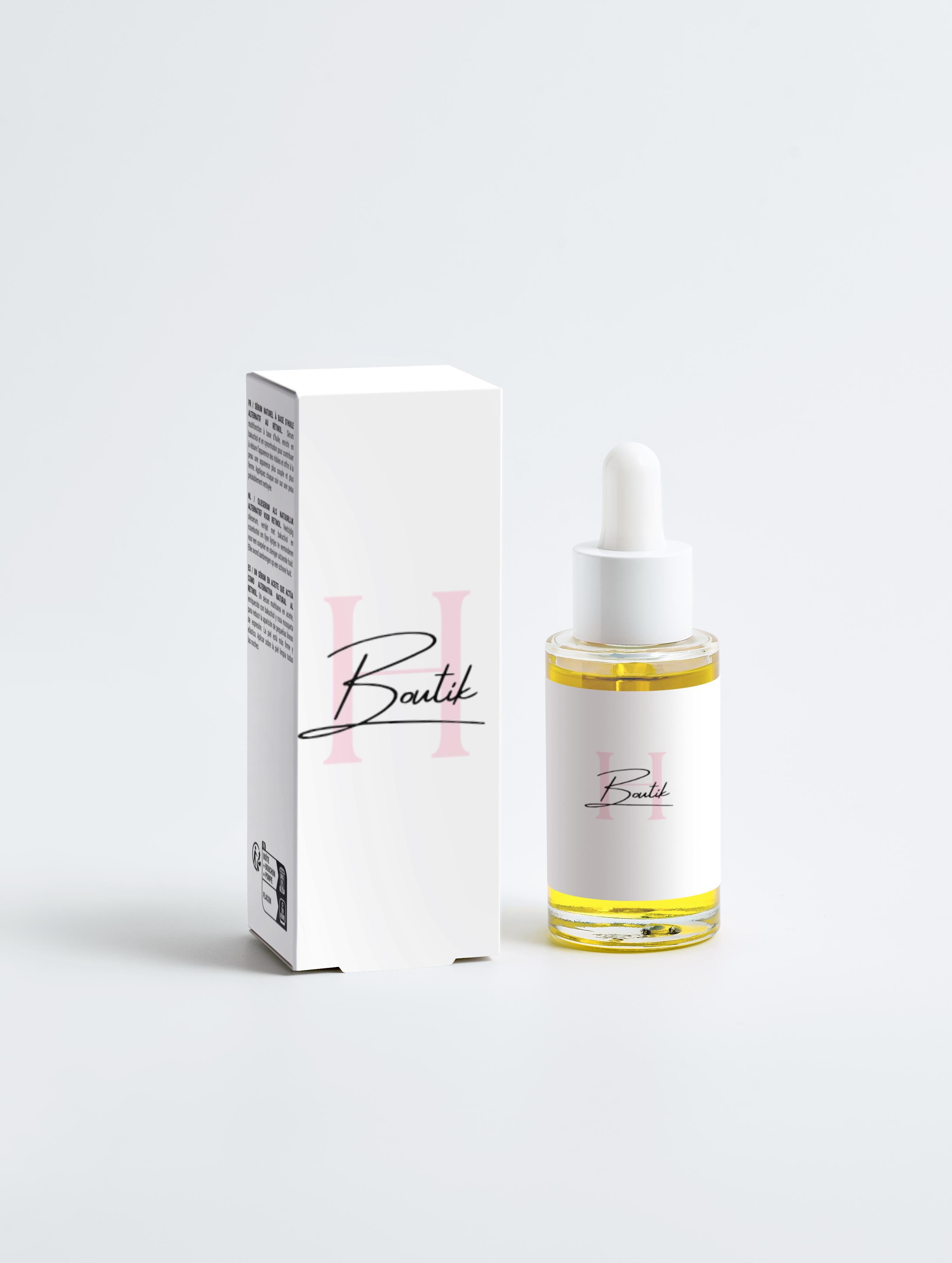 Sérum anti-âge, huileux alternatif au rétinol naturel